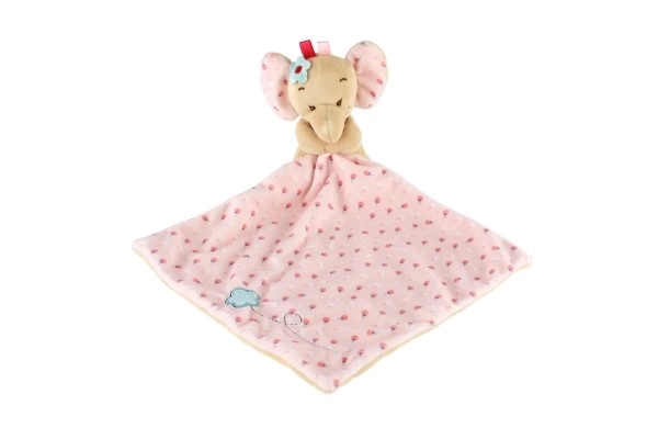 Peluche éléphant rose 25x25 cm – Rose