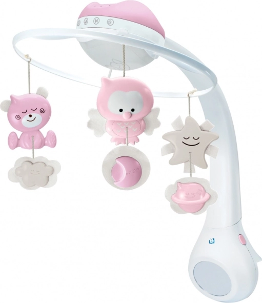Mobile musical 3-en-1 Infantino – Rose