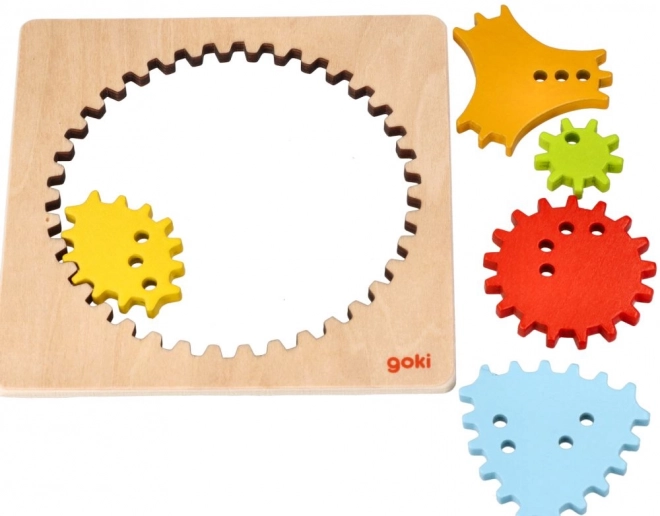Spirographe en bois Goki