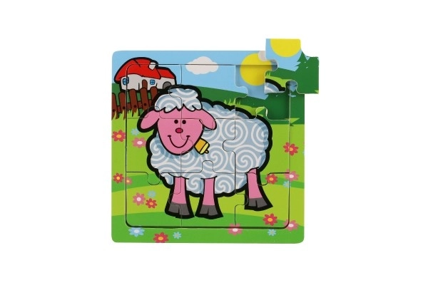 Mini puzzle Mes premiers animaux - 9 pièces