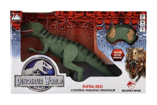 Vélociraptor IC en plastique marchant 50 cm sur piles avec son et lumière dans une boîte de 53x32,5x12cm