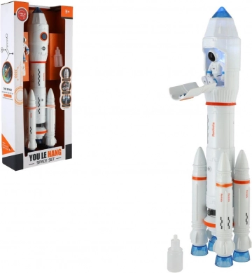 fusée jouet avec vapeur, lumières et sons 36 cm