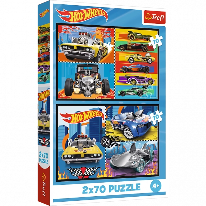 Puzzle 2x70 Voitures Hot Wheels