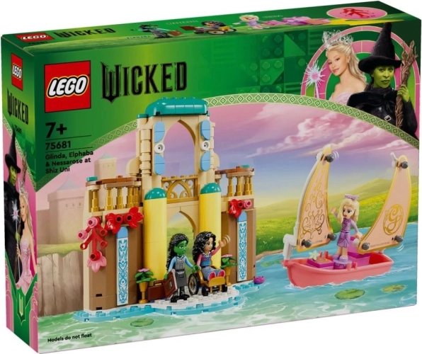 Set de construction LEGO Wicked Glinda, Elphaba et Nessarose à l’Université Shiz