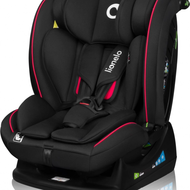 Siège Auto Enfant Lionelo Aart i-Size Noir Rouge 40-150 cm