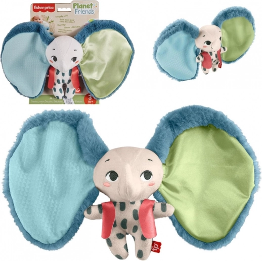 Fisher‑Price doudou sensoriel éléphanteau Planet Friends