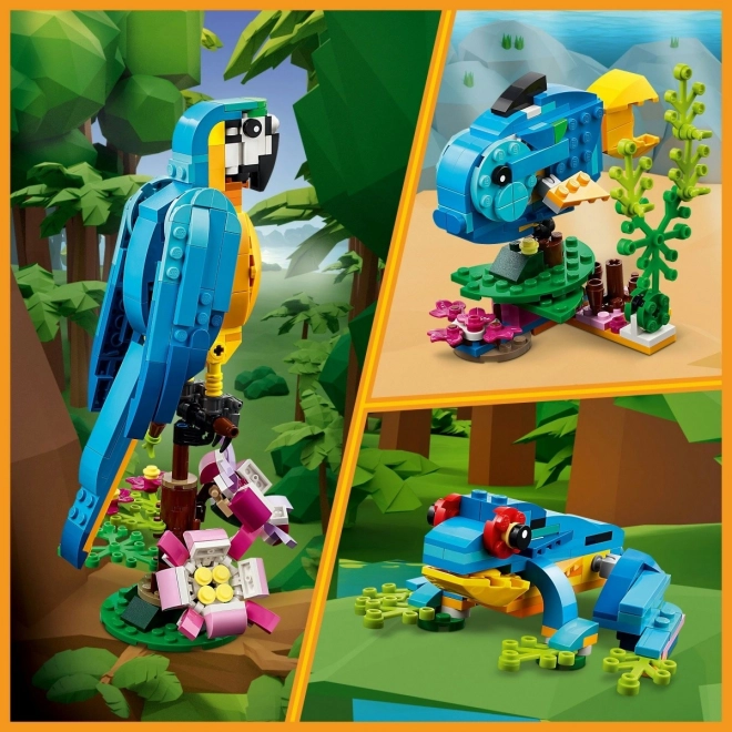 LEGO Creator 3 en 1 31136 Perroquet exotique