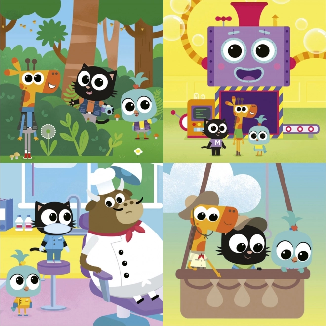Educa Puzzle Milo 4 en 1