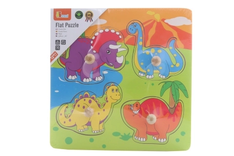 Puzzle en bois - dinosaures