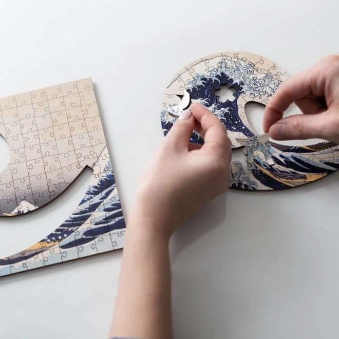 Puzzle en bois La Grande Vague de Kanagawa 200 pièces