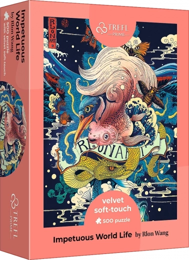Puzzle Trefl Velvet Soft Touch : Monde sauvage de la vie 500 pièces (UFT)