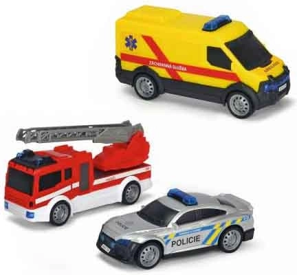 Set de jeu véhicules de secours 3 pièces