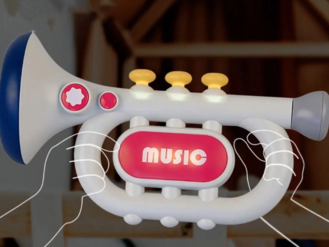 Trompette interactive pour enfants avec trois modes