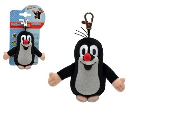 Krtek avec mousqueton peluche 10cm sur carte