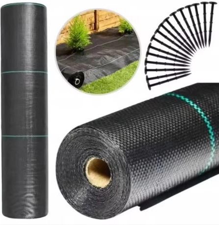 agrotextile noir 1,1x50m UV 135g avec ancres