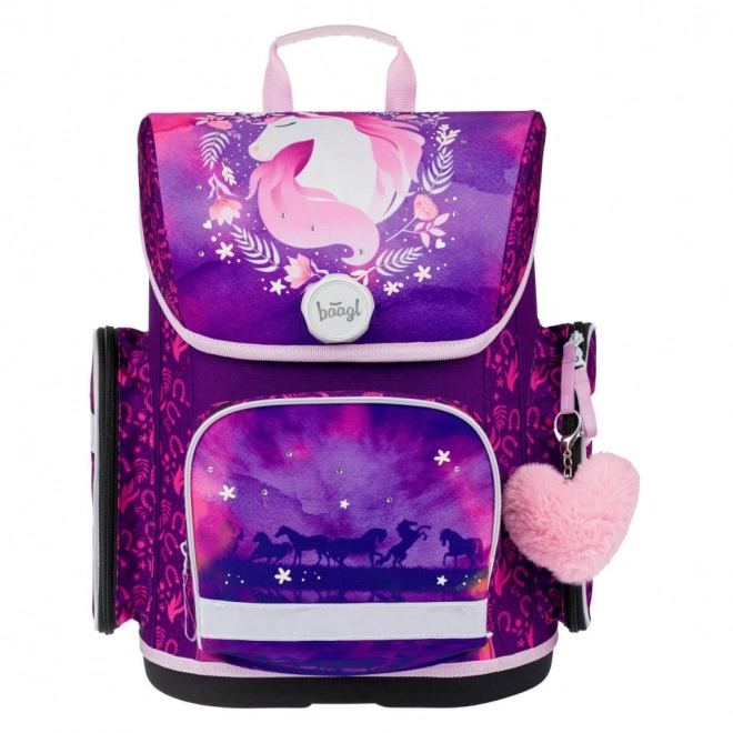 ENSEMBLE BAAGL 3 Ergo Cheval : cartable, trousse, sac