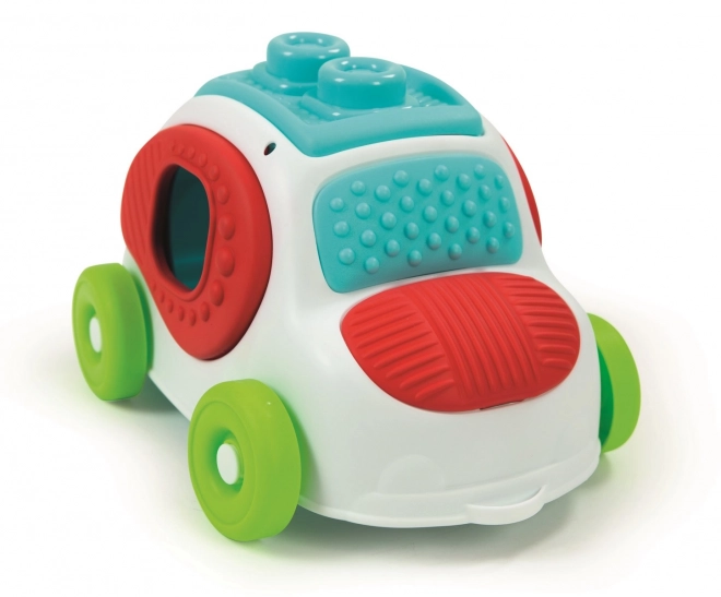 CLEMENTONI SOFT CLEMMY Voiture sensorielle à encastrements avec blocs