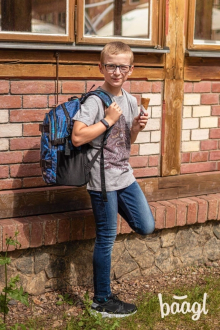 BAAGL Cartable scolaire Skate Struktury
