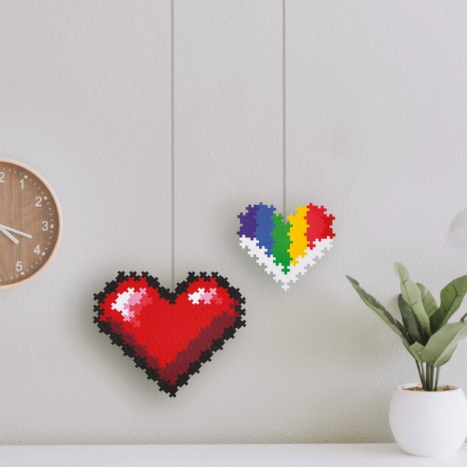 Plus-Plus puzzle selon les chiffres - cœur 250 pcs