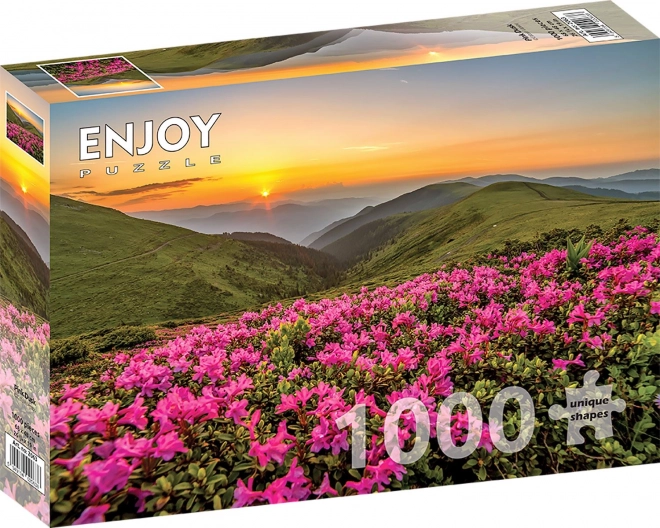 Puzzle Crépuscule rose 1000 pièces