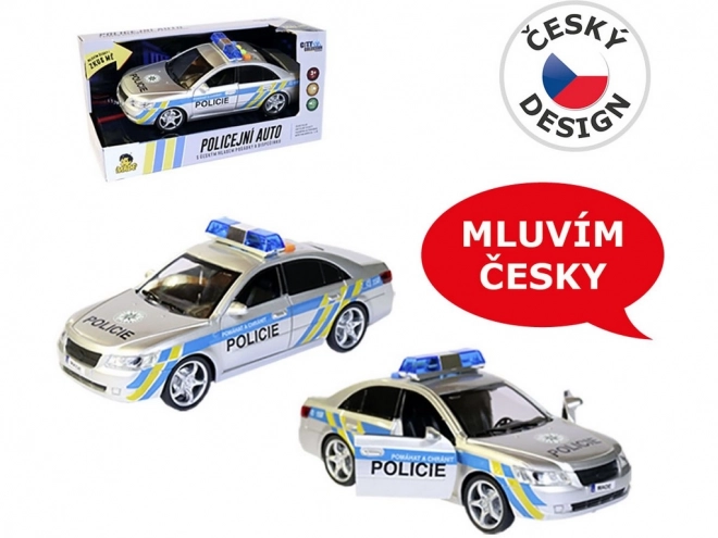 Voiture de police avec voix tchèque
