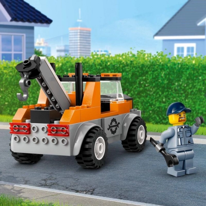 LEGO City 60435 Camion de Remorquage et Réparation de Voiture de Sport