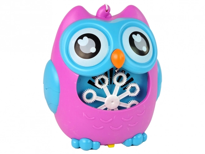 Machine à bulles son Hibou Rose