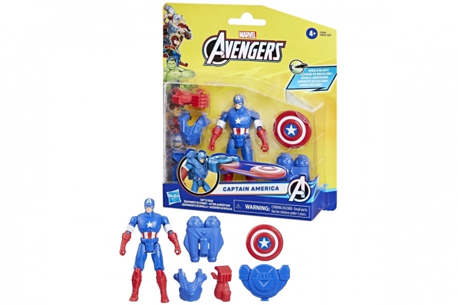 Figurine Avengers Capitaine Amérique 10 cm