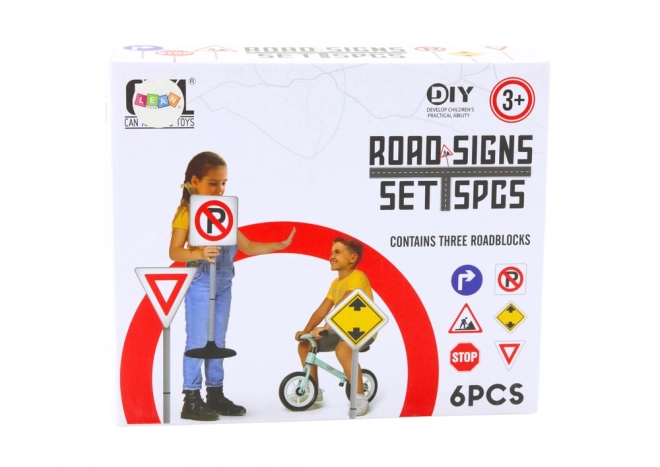 Grande signalisation d'avertissement Travail routier 70 cm