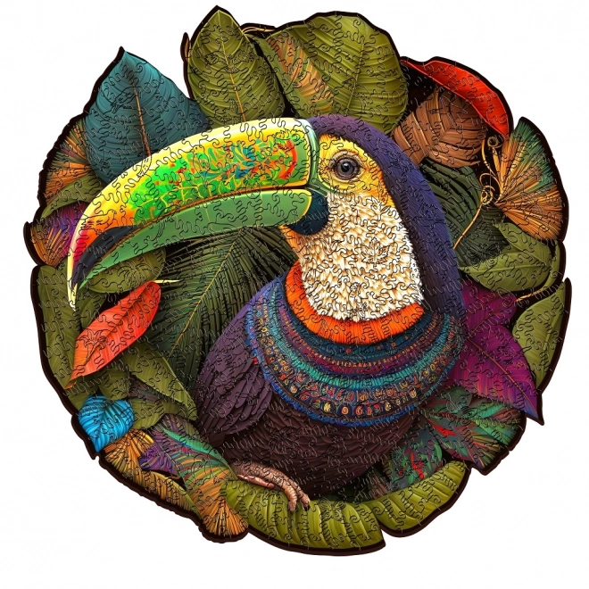 Puzzle en bois toucan 500 pièces