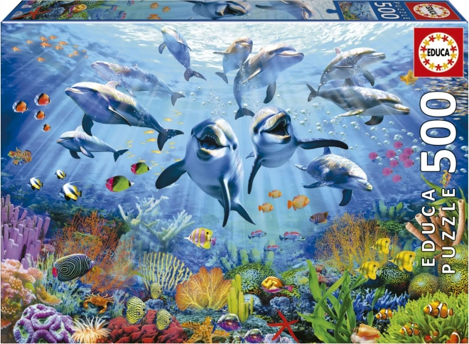 EDUCA Puzzle Plaisir sous-marin 500 pièces