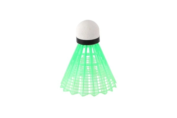 Ballons/Volants de badminton colorés en plastique 3 pièces sur carte 11x21cm