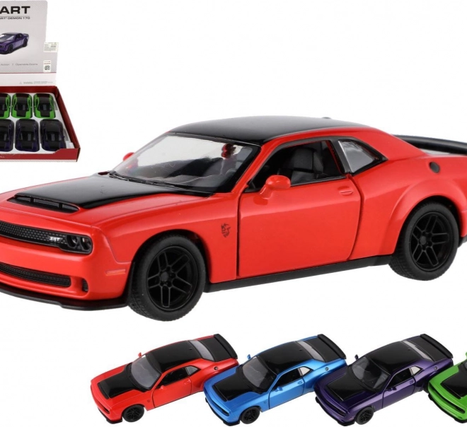 Auto Kinsmart 2023 Dodge Challenger SRT Demon modèle en métal