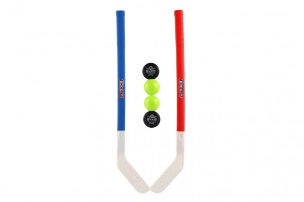 Crosse de hockey en plastique pour enfants avec palet et balle