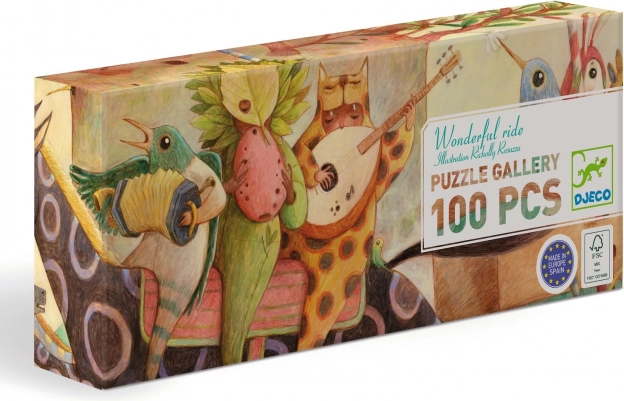 Puzzle panoramique DJECO Balade Merveilleuse 100 pièces
