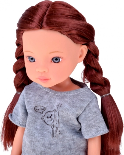 Longs cheveux satinés à coiffer