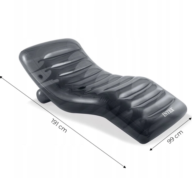 56875EU Intex Chaise longue gonflable grise
