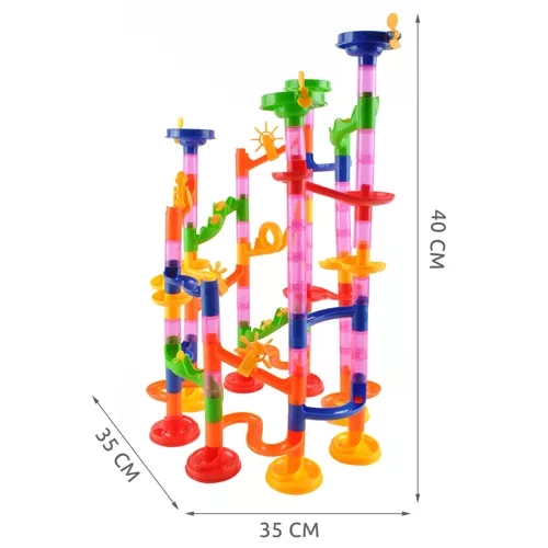 Kruzzel Circuit à billes 105 pièces