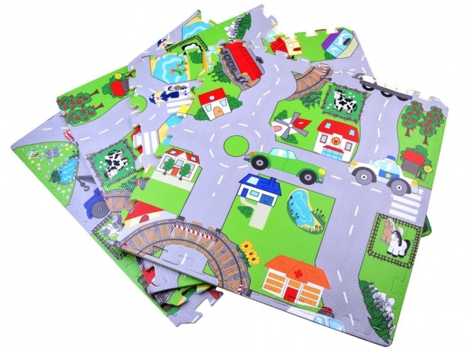 Tapis de puzzle en mousse de rue EVA ZA2510