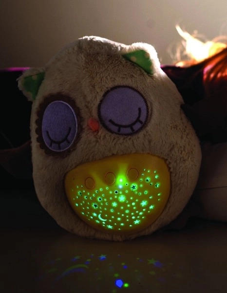 Doudou - chouette avec lumière et son