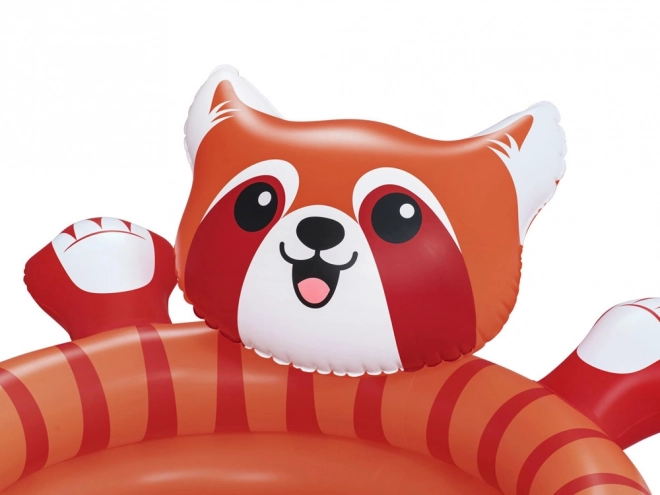 Piscine sèche panda roux avec balles de Bestway