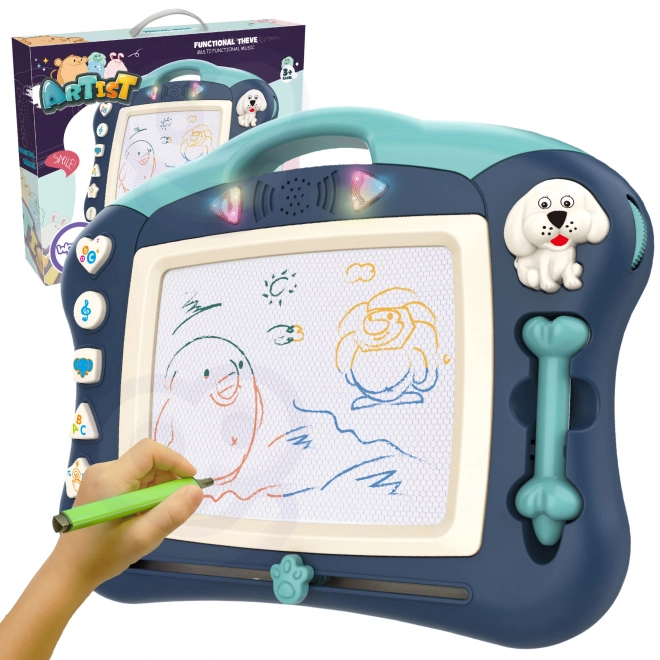 Tableau magnétique interactif Woopie Znikopis bleu