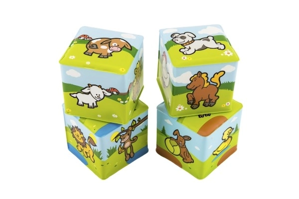 Blocs souples Mes premiers animaux - 4 pcs
