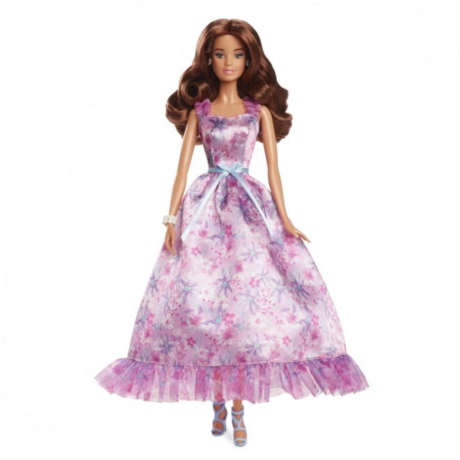 Poupée Barbie avec signature de souhaits d'anniversaire