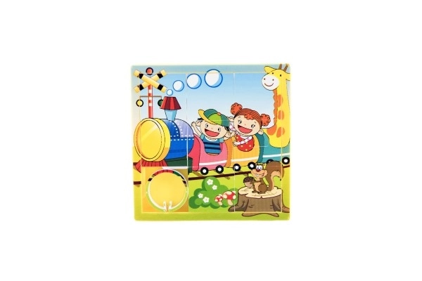 Puzzle coulissant animal en plastique 10cm assortiment varié en sachet