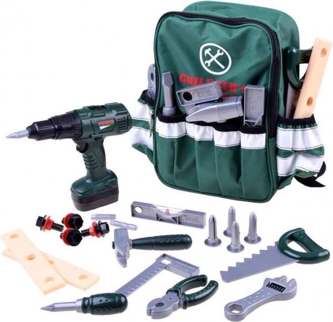 Jeu d'outils pour enfants en sac à dos - 19 pièces
