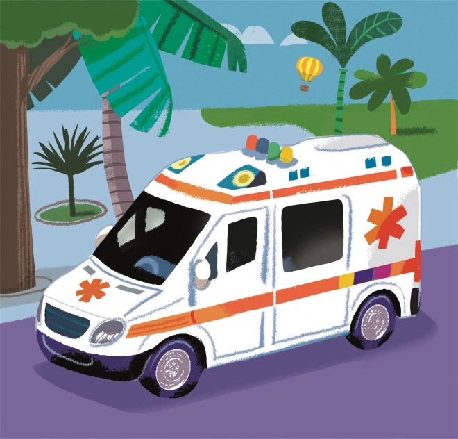 CLEMENTONI Puzzle Véhicules de secours 3x48 pièces
