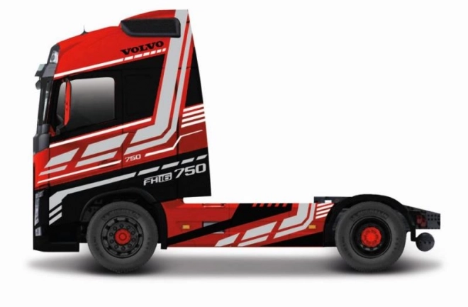 Bburago Volvo FH16 Globetrotter 1:43 rouge