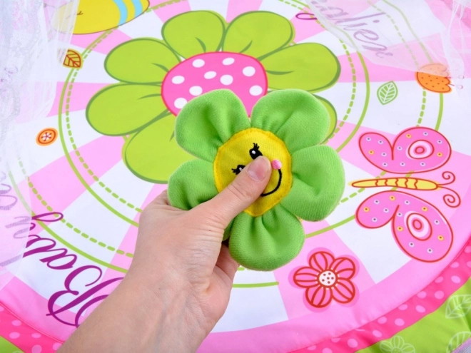Tapis de jeu pour enfant avec moustiquaire