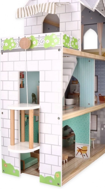 Grande maison de poupées en bois